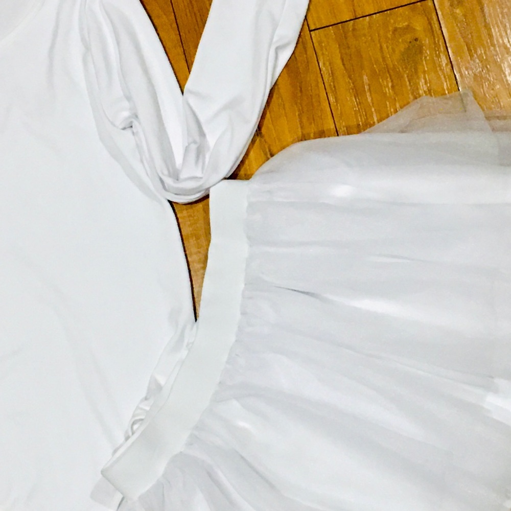 Halloween costume ballet dancer skirt tutu white - Picture 2 of 6